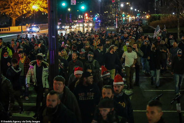 واشنگتن دوباره ناآرام شد (تصاویر)