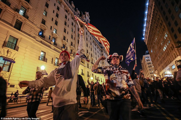 واشنگتن دوباره ناآرام شد (تصاویر)