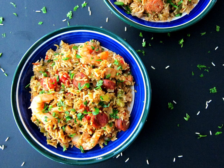 طرز تهیه پایلا اسپانیایی با میگو