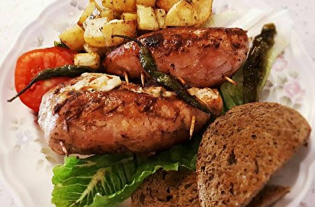 طرز تهیه مرغ شکم پر به سبک مکزیکی