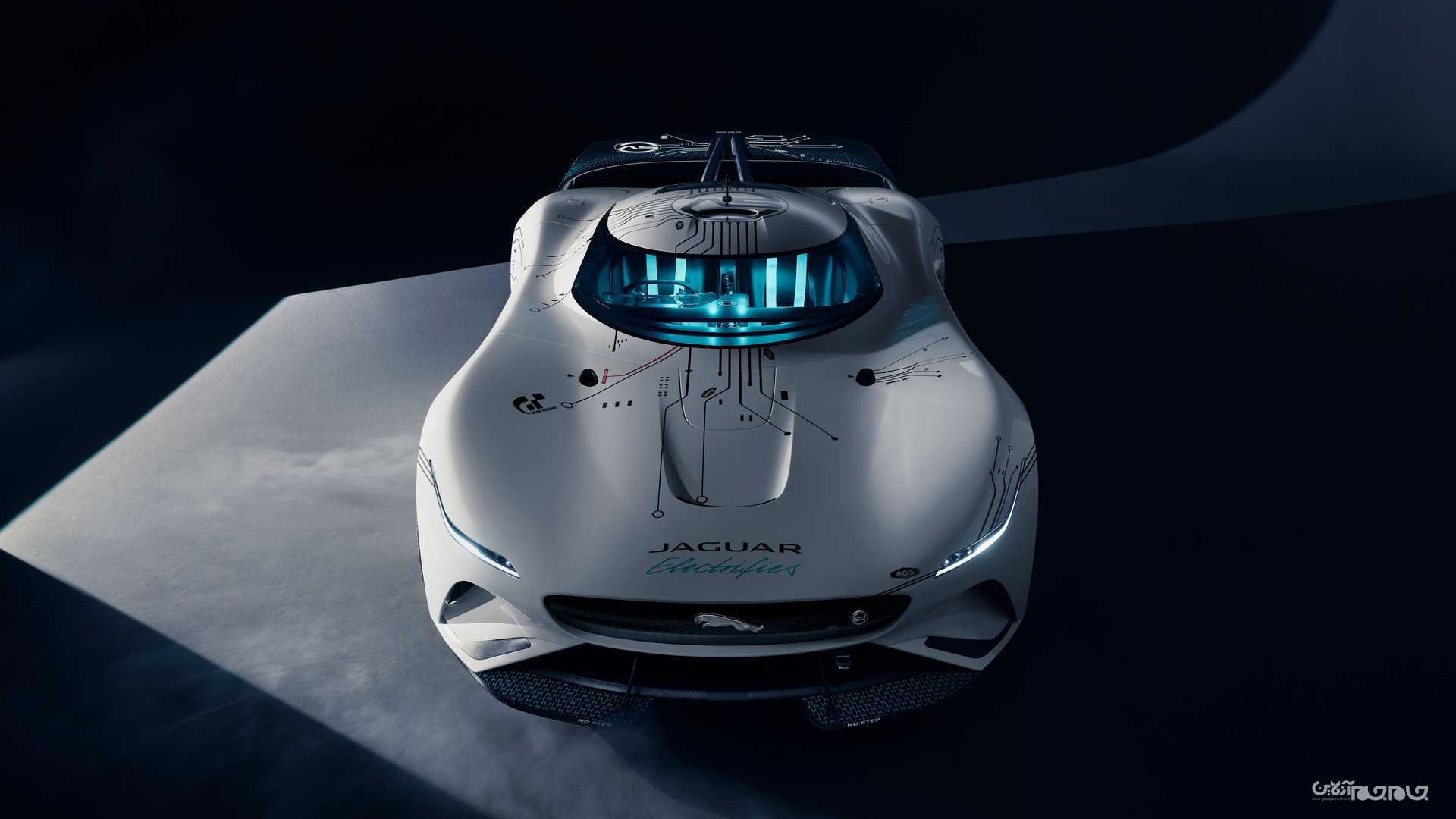 جگوار از طرح مفهومی ابرخودروی برقی خود رونمایی کرد+عکس