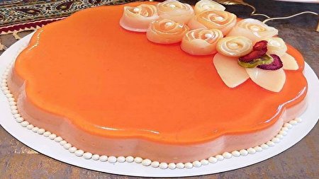 طرز تهیه دسر کرم هلو