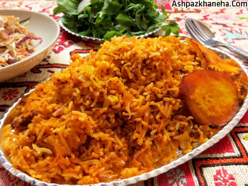 طرز تهیه کلم پلو