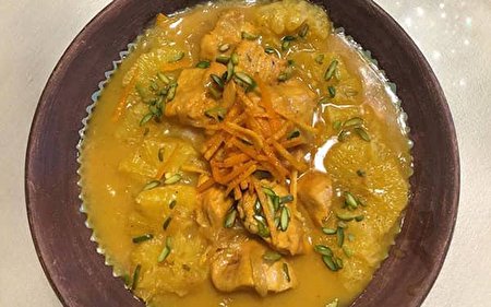 طرز تهیه خورش پرتقال مجلسی با مرغ