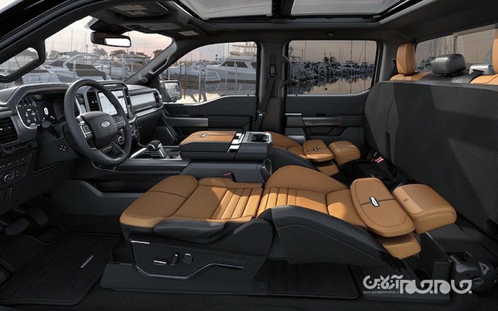 صندلی تخت‌خواب شو؛ آپشن جدید وانت فورد F-150+عکس