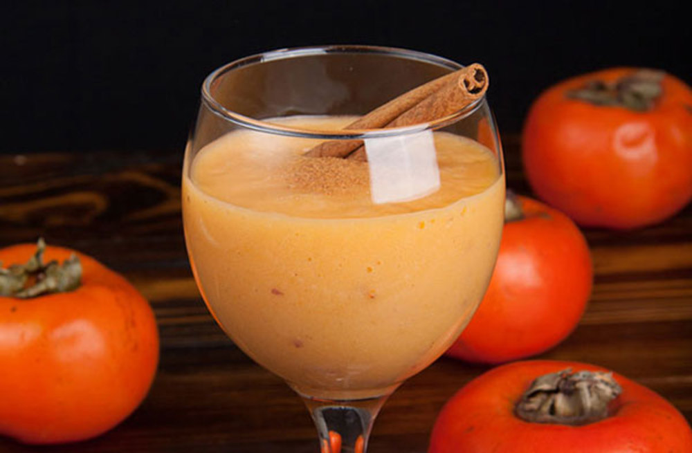 طرز تهیه اسموتی خرمالو