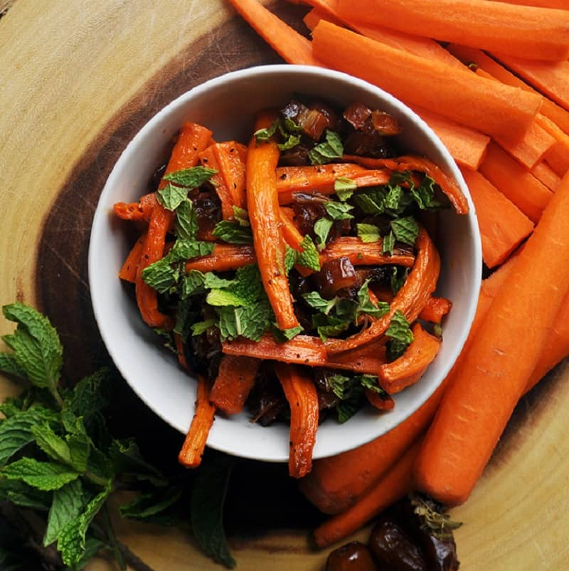 طرز تهیه  هویج کباب شده با لعاب کره عسل