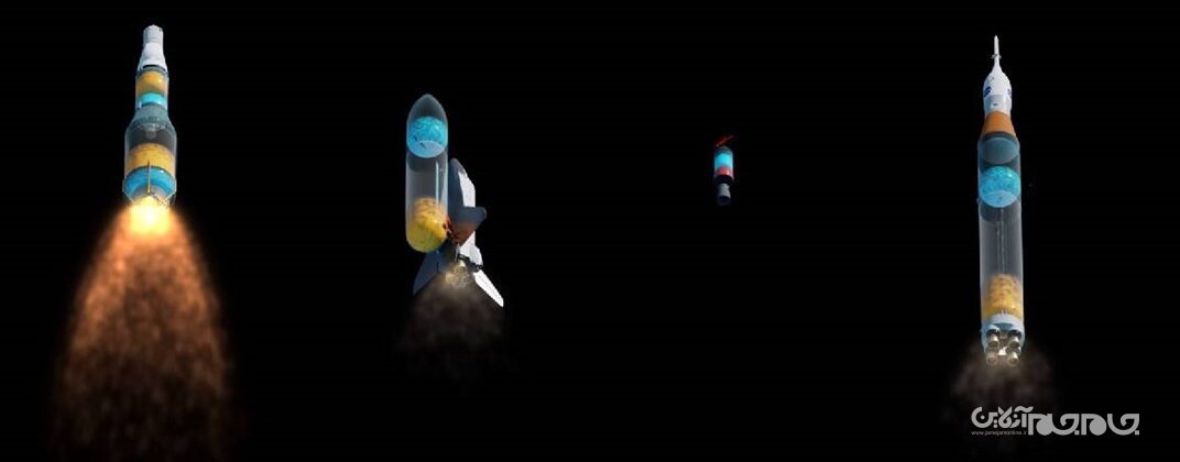 اگر راکت‌های فضایی شفاف بودند+عکس