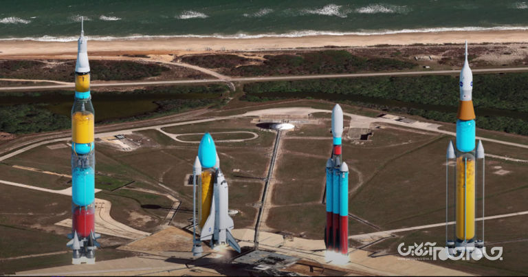 اگر راکت‌های فضایی شفاف بودند+عکس