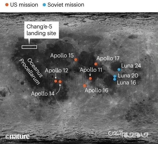 چین در آستانه جمع‌آوری نخستین نمونه‌های قمری در ۴۰ سال گذشته است+عکس