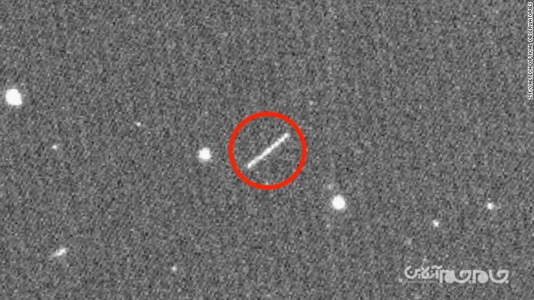 حرکت نسبتاً آرام راکت ۸ متری به سمت زمین پس از ۵۴ سال گردش به دور خورشید