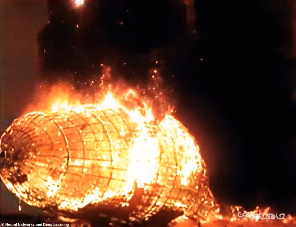 تصاویر رنگی از سانحه هیندنبورگ ؛ کشتی هوایی غول پیکر آلمان نازی در آتش+عکس