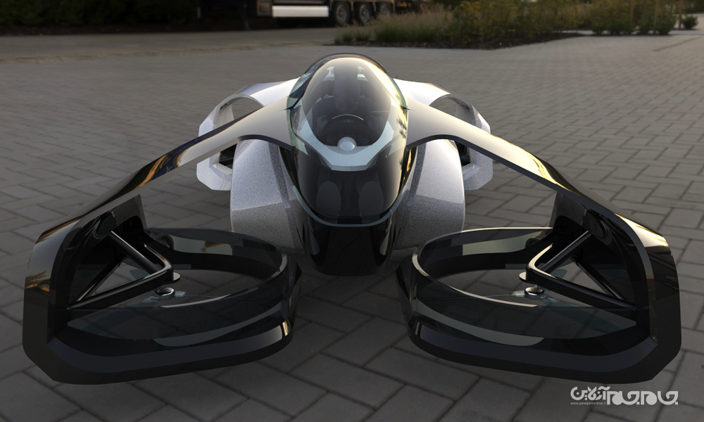 Hexa ؛ ماشین پرنده عمودپرواز با ۱۸ روتور مستقل، ۱۹۶ کیلوگرم وزن و یک سرنشین+عکس