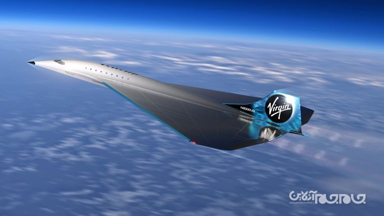 رونمایی ویرجین گلتیک از جت مافوق صوت با گنجایش ۱۹ نفر و سرعت سه ماخ+عکس