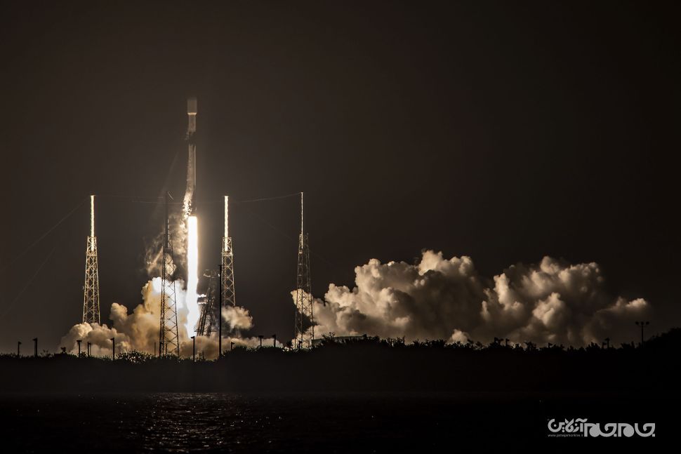 اسپیس ایکس با پرتاب دسته شانزدهم استارلینک، فالکون ۹ را برای هفتمین مرتبه بازیابی کرد+عکس