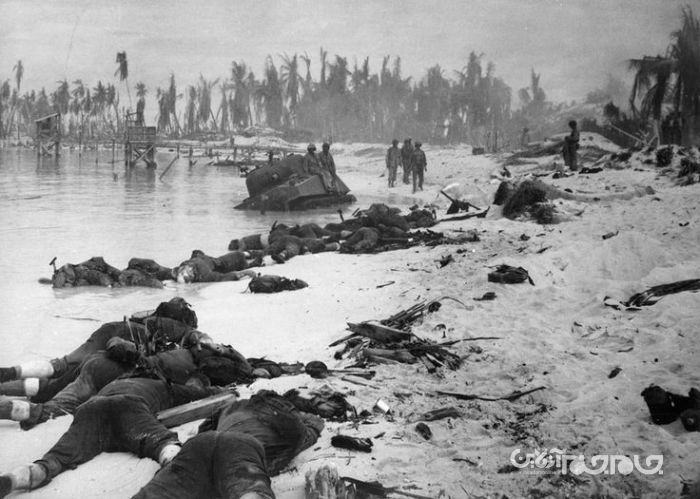 نبرد تاراوا؛ جزیره کوچکی که به باتلاق مرگ نیروهای آمریکایی در جنگ جهانی دوم تبدیل شد+عکس