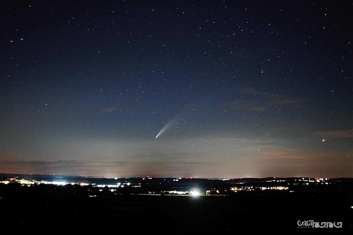 پیداشدن عنصر حیات بر روی یک دنباله دار+عکس