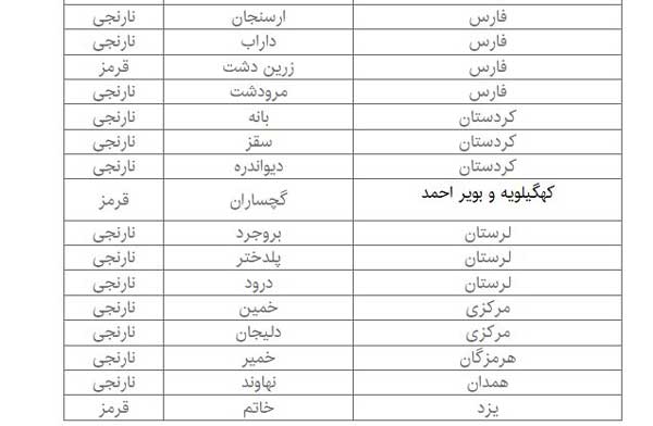 محدودیت های ورزشی در اولین هفته نوروز مشخص شد (+جدول) محدودیت های ورزشی در اولین هفته نوروز مشخص شد (+جدول)
