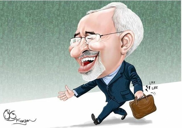 توضیح ظریف درباره تغییر تصویر پروفایل حساب‌های توییتر و اینستاگرامش +عکس