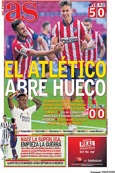 صفحه نخست روزنامه های ورزشی اروپا (تصاویر) صفحه نخست روزنامه های ورزشی اروپا (تصاویر)