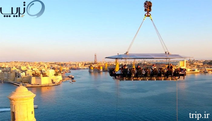 رستوران معلق مشهد، یک وعده غذایی سرشار از هیجان