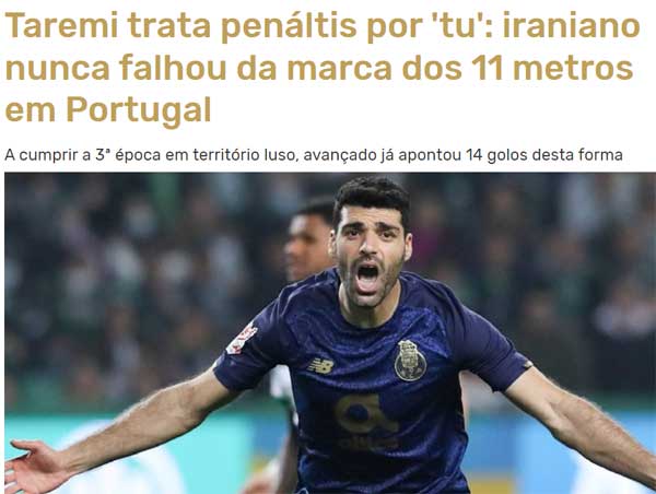 گزارش روزنامه پرتغالی از «جادو» و رکورد بی نقص طارمی (+عکس)