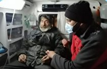 نجات مرد ۵۵ ساله در روستای مومج توسط عوامل امدادی جمعیت هلال احمر شهرستان فیروزکوه