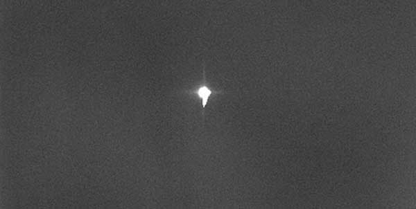 نخستین تصویر از موشک سرگردان چینی (+عکس)