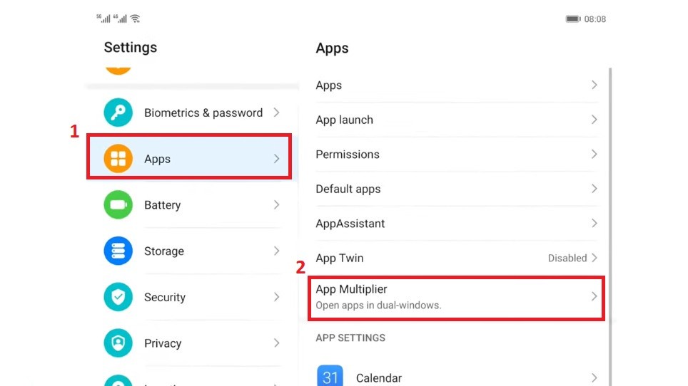 قابلیت کاربردی App Multiplier هواوی؛ دو پنجره از یک برنامه، با پشتیبانی از اپ‌های ایرانی