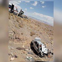 شش کشته و زخمی در حادثه ترافیکی محور راین به جیرفت