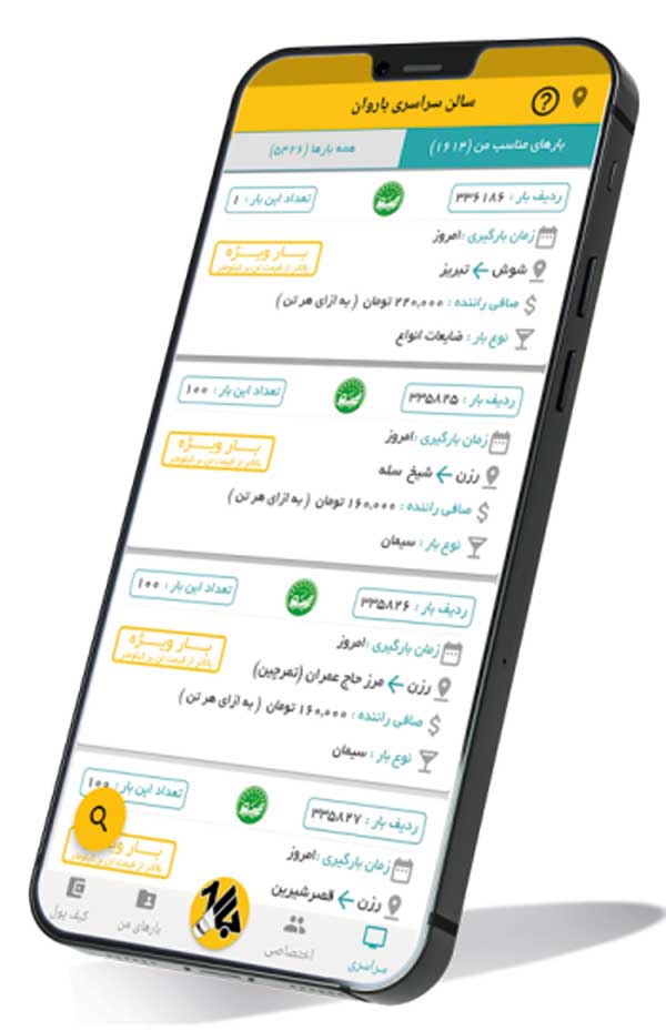 باروان ، سامانه هوشمند حمل بار