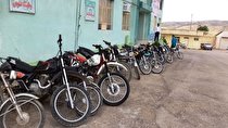 توقیف 17 دستگاه موتورسیکلت متخلف در دالاهو
