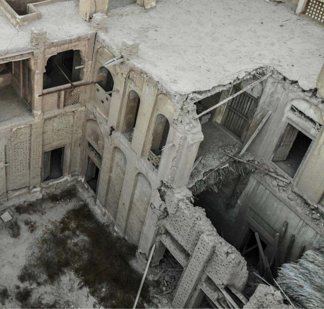 قلعه مغویه (شیخ سلطان المرزوقی) بندرلنگه دیگر  استوار نیست.