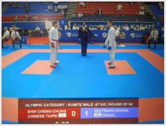 قضاوت مسابقه نماینده رژیم صهیونیستی توسط داور ایرانی (+عکس)