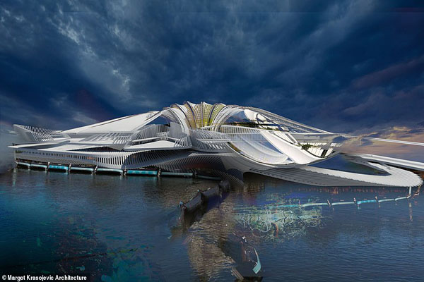 جزیره ای از زباله های اقیانوسی! (تصاویر)