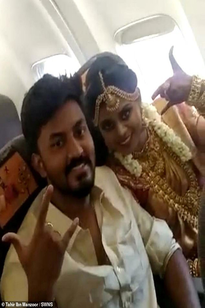 برگزاری جشن عروسی 160 نفره در هواپیما برای فرار از محدودیت های کرونایی! (تصاویر) برگزاری جشن عروسی 160 نفره در هواپیما برای فرار از محدودیت های کرونایی! (تصاویر)