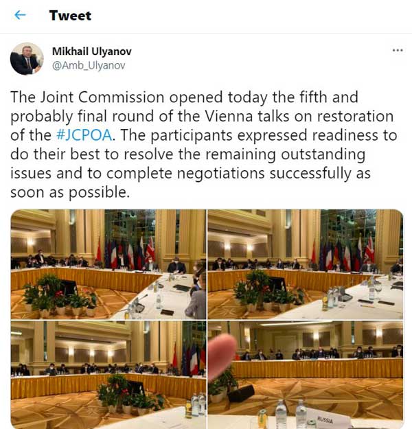 اظهارنظر اولیانوف پس از نشست کمیسیون مشترک برجام در وین (+عکس) اظهارنظر اولیانوف پس از نشست کمیسیون مشترک برجام در وین (+عکس)