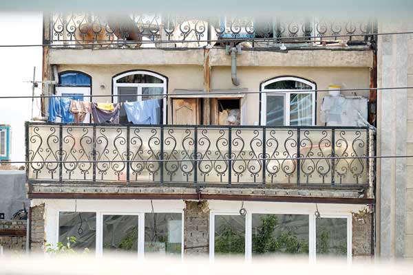 ذهن یک خانه رصد می‌شود از شکل تراس (+تصاویر)