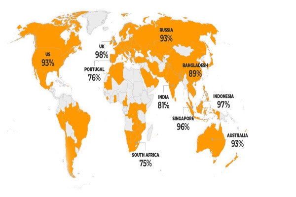 وضعیت انتشار دلتا در سراسر جهان (+نقشه به روز شده) وضعیت انتشار دلتا در سراسر جهان (+نقشه به روز شده)