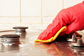 اجاق گاز را با این شیوه‌ها تمیز کنید