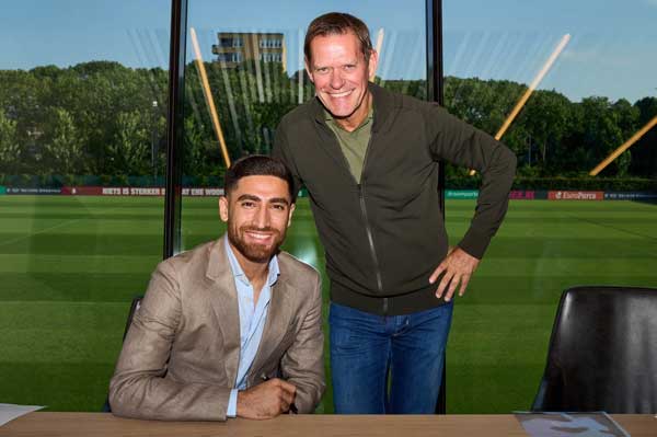 قرارداد 3 ساله ستاره ایرانی با تیم هلندی (+تصاویر)