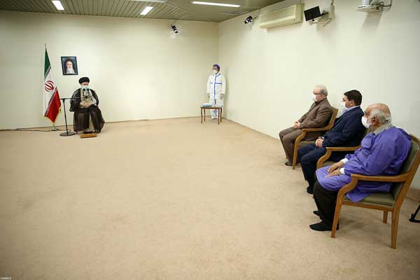 رهبر انقلاب دُز اول واکسن کوو ایران برکت را دریافت کردند (+عکس) رهبر انقلاب دُز اول واکسن کوو ایران برکت را دریافت کردند (+عکس)