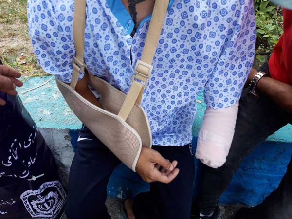 قطع دست یک جوان در نزاع خیابانی (+تصاویر)