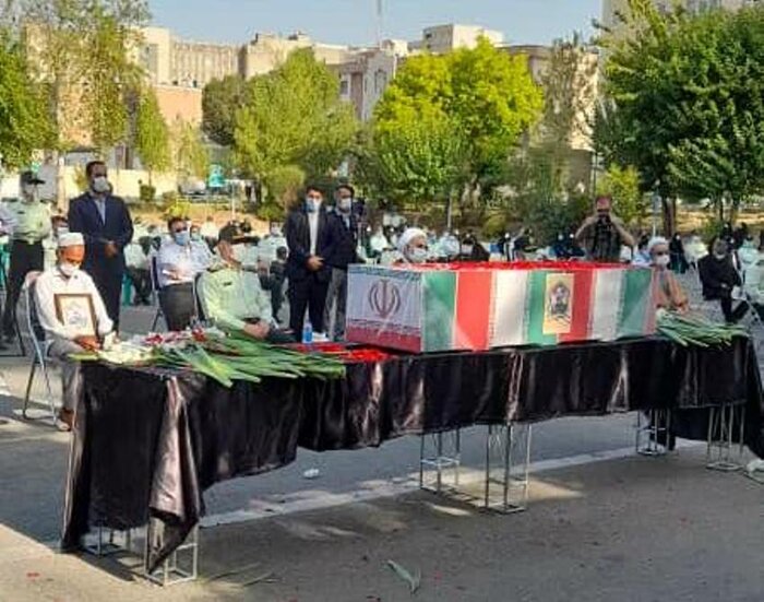 پیکر سرباز شهید 