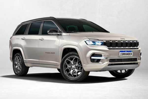 جیپ کماندر جدید، کراس‌ اوور سه ردیفه‌ای برای آمریکای جنوبی (+تصاویر)