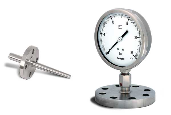 فشارسنج و دماسنج صنعتی سنگان‌ صنعت