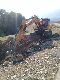 آغاز فازسوم پروژه فیبر نوری خرم آباد به پلدختر مابین روستای دهلیج تا خوشاب