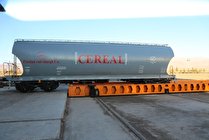 افتتاح خط تولید واگن‌های باری ویژه غلات وموادمعدنی