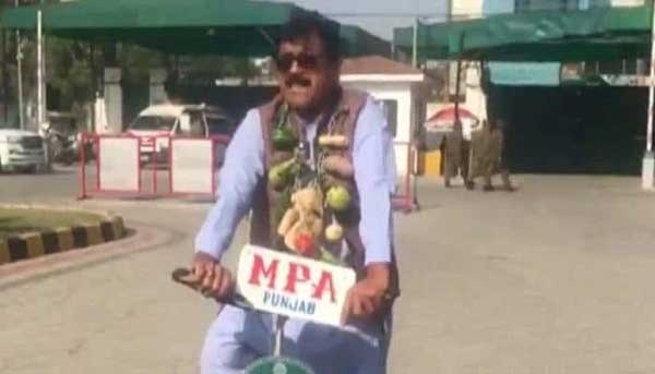 اعتراض عجیب وزیر پاکستانی به گرانی گوجه و سیب زمینی اعتراض عجیب وزیر پاکستانی به گرانی گوجه و سیب زمینی
