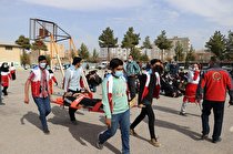برگزاری بیست وسومین مانور سراسری ایمنی و زلزله در مدارس استان کرمان